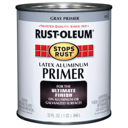 Rust-Oleum Stops Rust Gray Flat Water-Based Acrylic Primer 1 qt