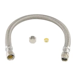 BrassCraft Speedi Plumb Plus 3/8 in. Compression pc X 3/8 in. D OD 20 in. Polymer Supply Line