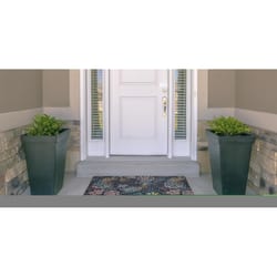 Linon Home Decor 2 ft. W X 3 ft. L Navy Blue Piaget Polyester Accent Rug