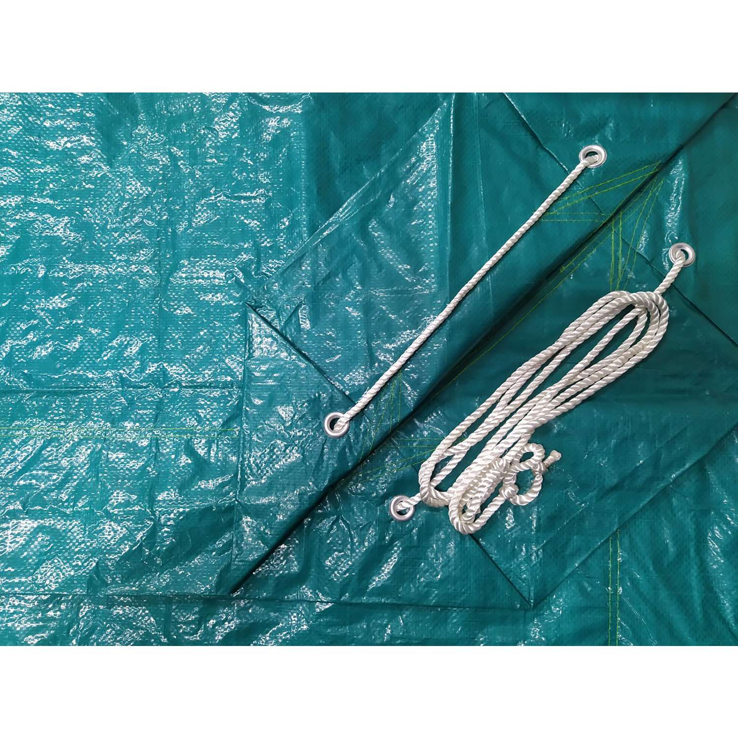 Ace 7 ft. W X 7 ft. L Heavy Duty Polyethylene Drawstring Yard Tarp