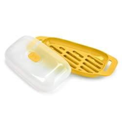 Joie Clear/Yellow Plastic Microwave Corn Cooker