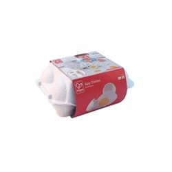 Hape Egg Carton White/Yellow 6 pc