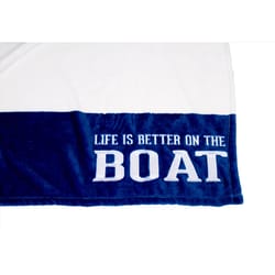 Pavilion We People Life is Better On a Boat Blanket Polyester 1 pk