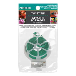 Panacea Green Plastic Plant Support Twist Tie