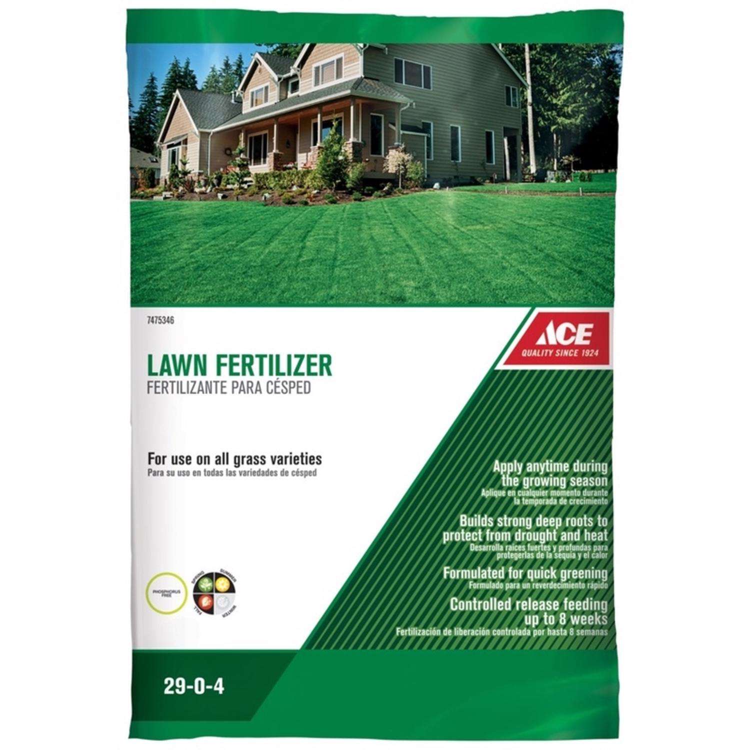 Ace AllPurpose Lawn Fertilizer For All Grasses 5000 sq ft Ace Hardware