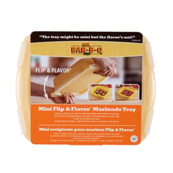 Mr. Bar-B-Q Flip and Flavor Yellow Plastic Marinade Tray