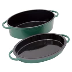 Big Green Egg Cast Iron Dutch Oven 5 qt 2 pc