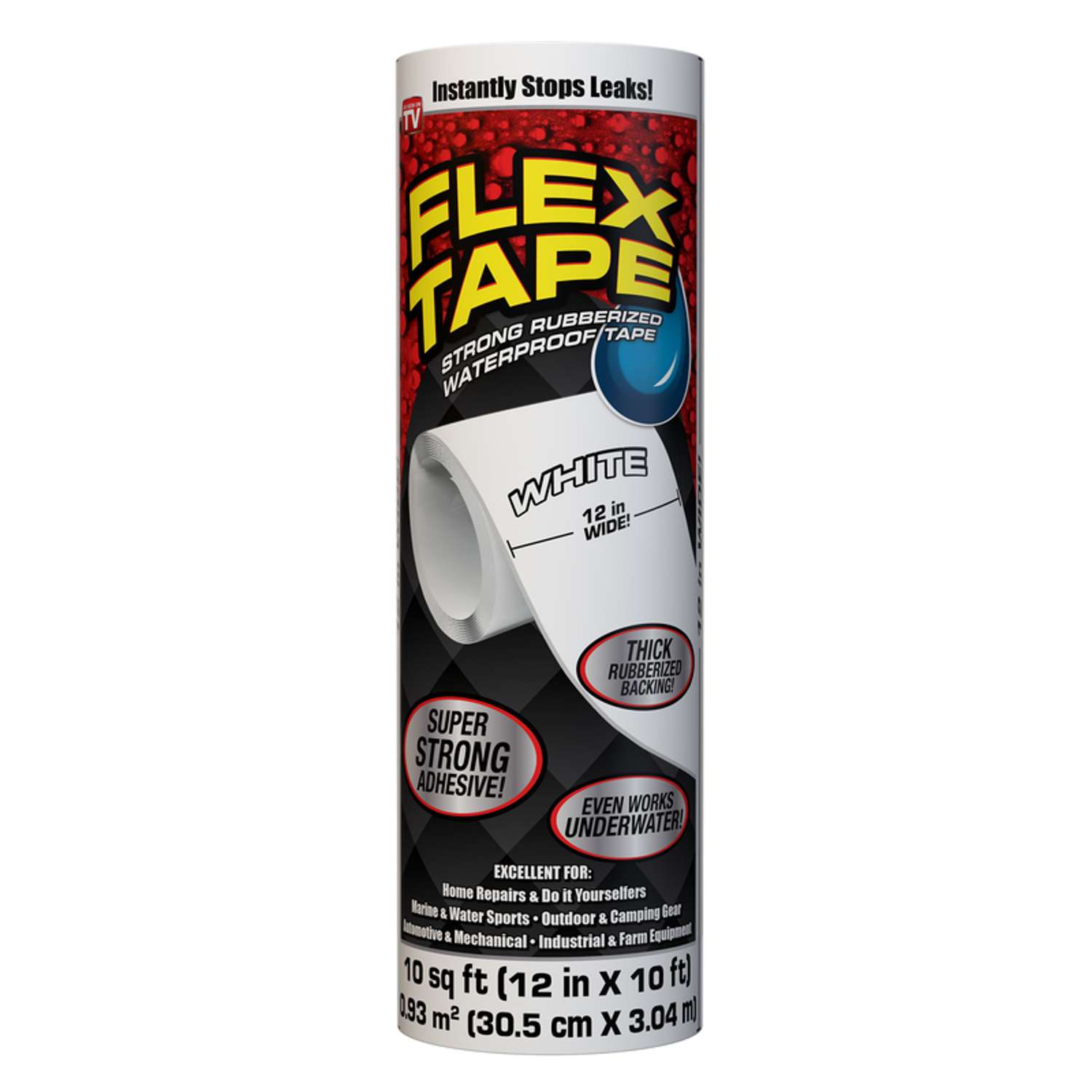 FLEX SEAL Family of Products FLEX TAPE 12 in. W X 10 ft. L White