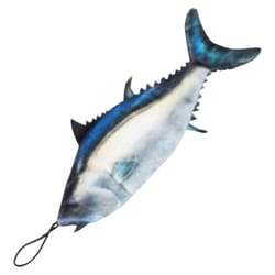 Steel Dog Blue/Gray Plush Tuna Cat Toy 1 pk