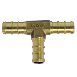 Apollo 3/8 in. PEX Barb in to X 3/8 in. D Barb Brass Tee