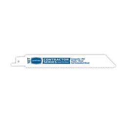Century Drill & Tool 6 in. Bi-Metal Contractor Series Reciprocating Saw Blade 10 TPI 5 pk