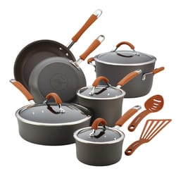 Rachael Ray Aluminum Cookware Set Gray
