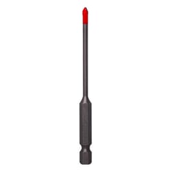 Diablo 1/8 in. X 3-1/2 in. L Carbide Tipped Tile and Stone Drill Bit Hex Shank 1 pk