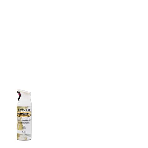 Rust-Oleum Universal Flat White Spray Paint 12 oz - Ace Hardware