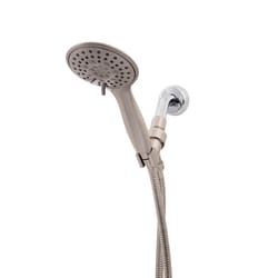 Whedon Blaster Massage Brushed Nickel Plastic 5 settings Handheld Showerhead 2.5 gpm