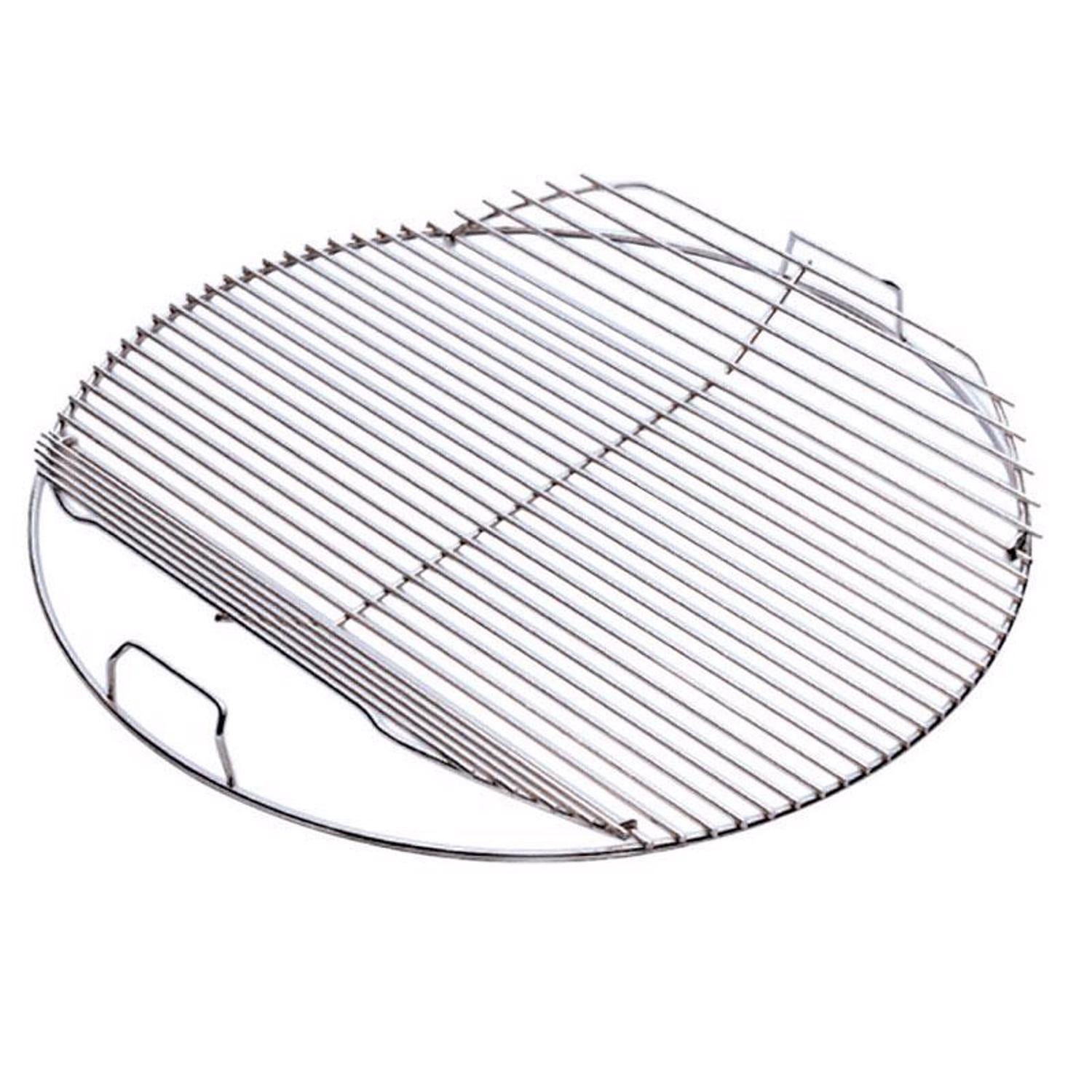 "Weber Replacement 18"" Charcoal Hinged Grill Grate 18 in. 17.5 in. L X 17.5 in. W"