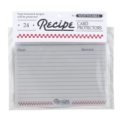 Weatherbee 4 in. H X 6 in. W Recipe Card Protectors Clear 24 pk