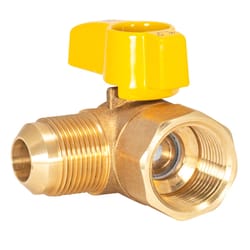 Eastman Magne Flo 5/8 in. Brass Push Fit Ball Valve T-Handle For Gas