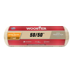 Wooster 50/50 Lambswool Polyester 9 in. W X 1 in. Regular Paint Roller Cover 1 pk