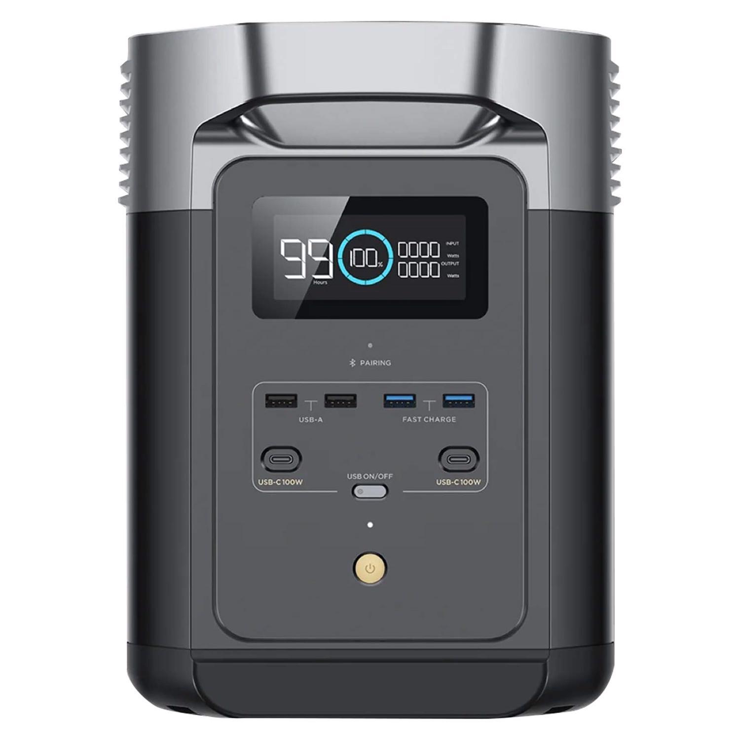 EcoFlow Delta 2 1024 W Solar and Battery Portable Solar