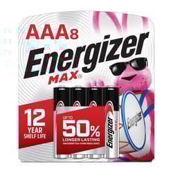 Energizer Max AAA Alkaline Batteries 8 pk Carded
