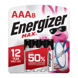 Energizer Max AAA Alkaline Batteries 8 pk Carded