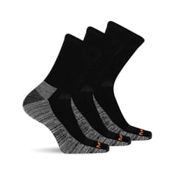 Merrell Everyday Unisex Crew/Work L/XL Socks Black