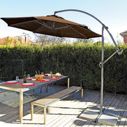 Coolaroo 10 ft. Tiltable Mocha Patio Umbrella