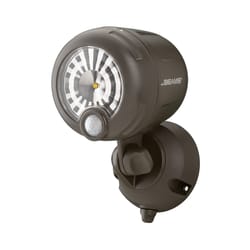 Mr. Beams Motion-Sensing Battery Powered LED Dark Brown Security Light