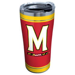 Tervis Collegiate 20 oz Maryland Terrapins Multicolored BPA Free Tumbler with Lid