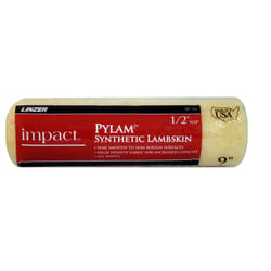 Linzer Impact Pylam Synthetic Lambskin 9 in. W X 1/2 in. Regular Paint Roller Cover 1 pk