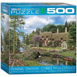 Eurographics Dominic Davison Cobble Walk Cottage Jigsaw Puzzles Multicolored 500 pc