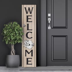 P. Graham Dunn Multicolored Wood 47 in. H Welcome Porch Sign