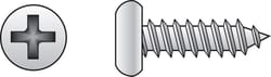 HILLMAN No. 10 Ga. X 3/4 in. L Phillips Pan Head Sheet Metal Screws 100 pk