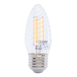 Feit F15 E26 (Medium) Post Lantern LED Bulb Soft White 60 Watt Equivalence 1 pk