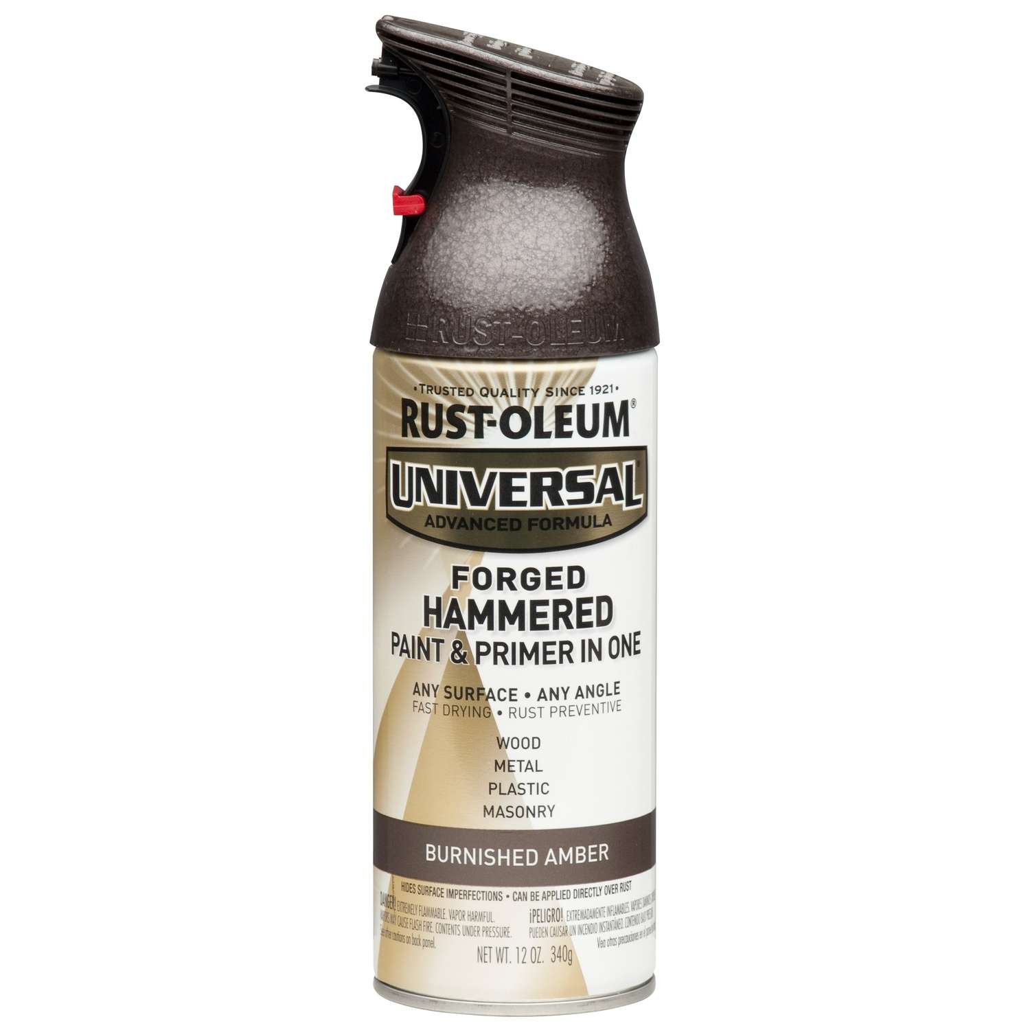 RustOleum Universal Hammered Burnished Amber Spray Paint 12 oz. Ace Hardware