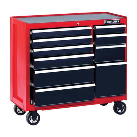 Craftsman 41 in. 10 drawer Metal Rolling Tool Cabinet 39 1 2 in. H X 18 in. D Mfr 9 58641 Ace Hardware