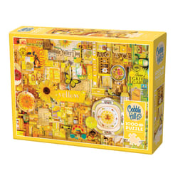 Cobble Hill Yellow Jigsaw Puzzle Yellow 1000 pc