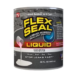 FLEX SEAL  White  Liquid Rubber Sealant Coating  1 qt. 