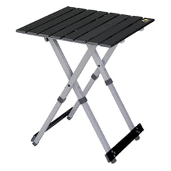 GCI Outdoor Compact Black Rectangular Aluminum Folding Camp Table