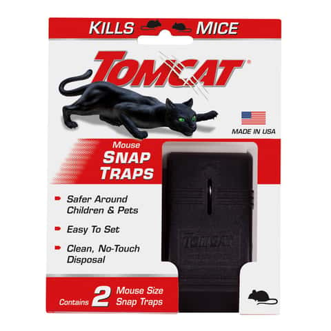 Tomcat Press and Set Mousetrap in Action with Motion Cameras. Full
