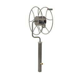 Yard Butler 200 ft. Silver Free Standing Hose Reel