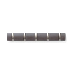 Umbra 20 in. L Gray Wood Flip 5 Hook 1 pk