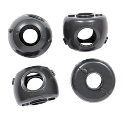 Safety 1st Charcoal Plastic Door Knob Covers 4 pk