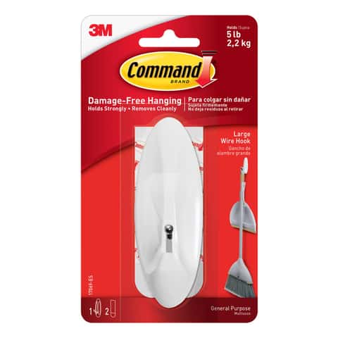 3M Command Black Large Picture Hanging Strips 16 lb 4 pk - Ace Hardware