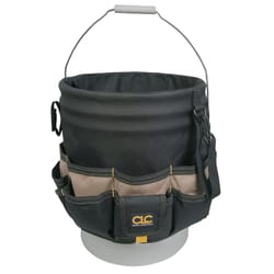 CLC Polyester Bucket Organizer Black/Tan 1 pc