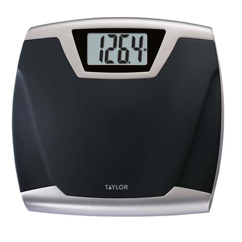 Taylor 550-lb Digital Silver Bathroom Scale in the Bathroom Scales