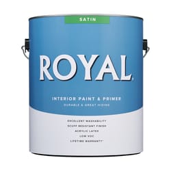 Royal Satin Tint Base Ultra White Base Paint Interior 1 gal