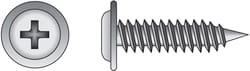HILLMAN No. 8 Ga. X 9/16 in. L Phillips Truss Head Sheet Metal Screws 100 pk