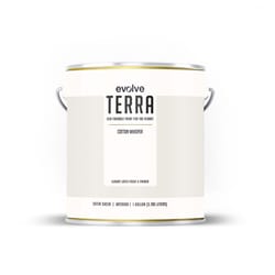 Evolve Terra Satin Cotton Whisper Paint and Primer Interior 1 gal